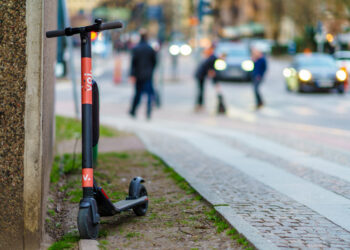 Scooter riders micromobility data collection AI © Nrqemi | Dreamstime.com