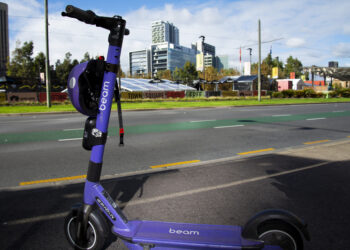 Micromobility Sydney trial shared scooter geofencing © Adwo | Dreamstime.com