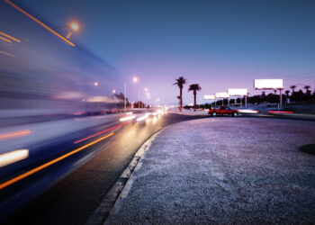 Vegas baby bus boulevard tap © Konstantin Sutyagin | Dreamstime.com