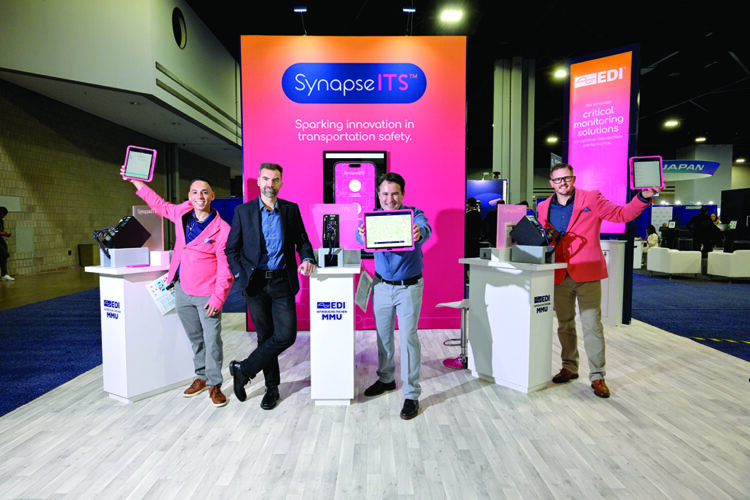 Geoff Wilcox (2nd left) and team
