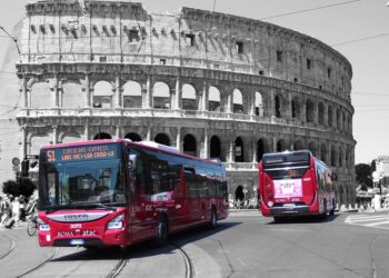Bus Rome Eternal city data arrival app (image: Atac)