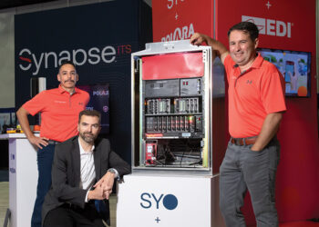 Left-right: Ryan Macias, Geoff Wilcox & Josh Littlesun of Synapse