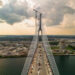 The Gordie Howe Bridge between the US and Canada under construction (image: Snehitdesign/Dreamstime.com)