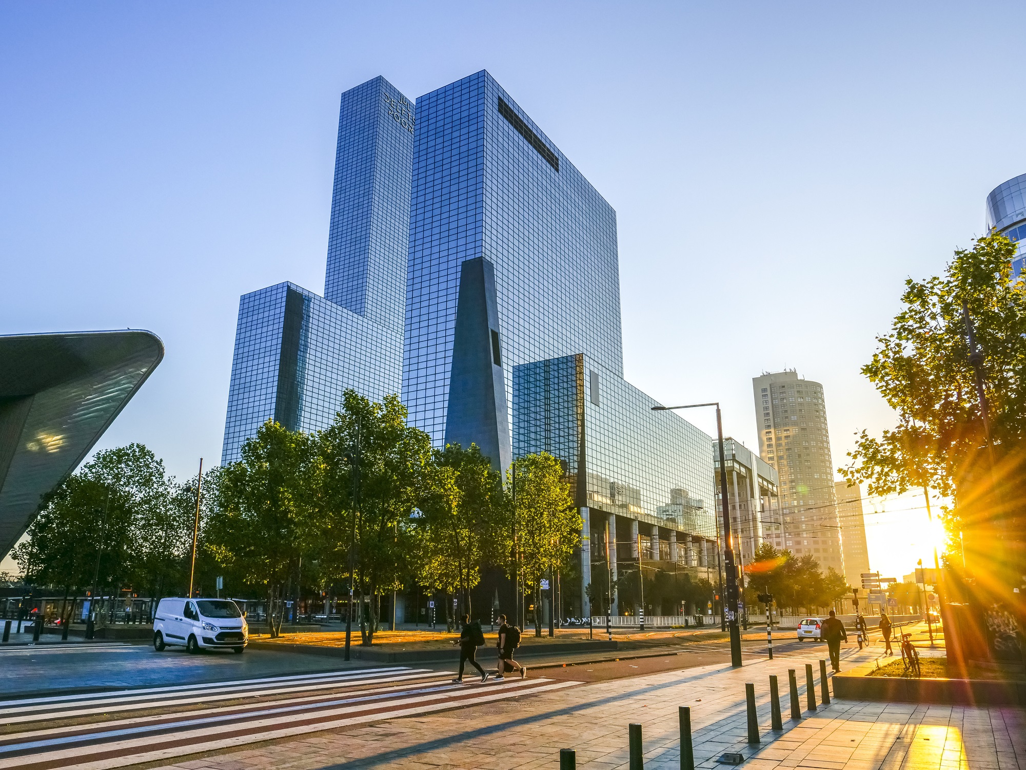 Rotterdam plans to cut greenhouse emissions by 49% in 2030 and 95% by 2050 (image: iStock) Rotterdam Netherlands decarbonisation urban mobility emissions control image: iStock