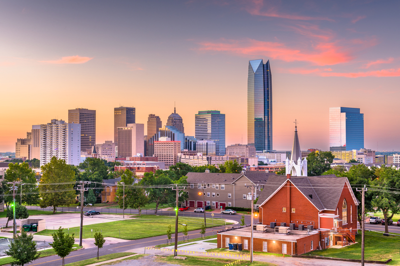 Oklahoma City (© Sean Pavone | Dreamstime.com) Pay per mile road usage charging © Sean Pavone | Dreamstime.com