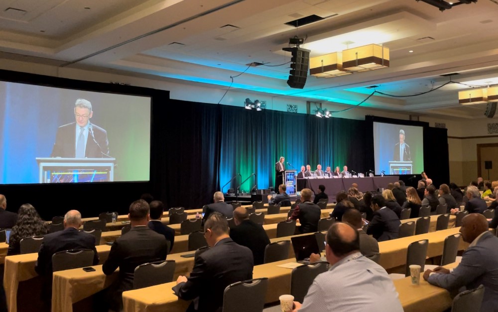 IBTTA's Pat Jones welcomes delegates to #IBTTAIndy Pat Jones IBTTA Technology Summit innovation tolling