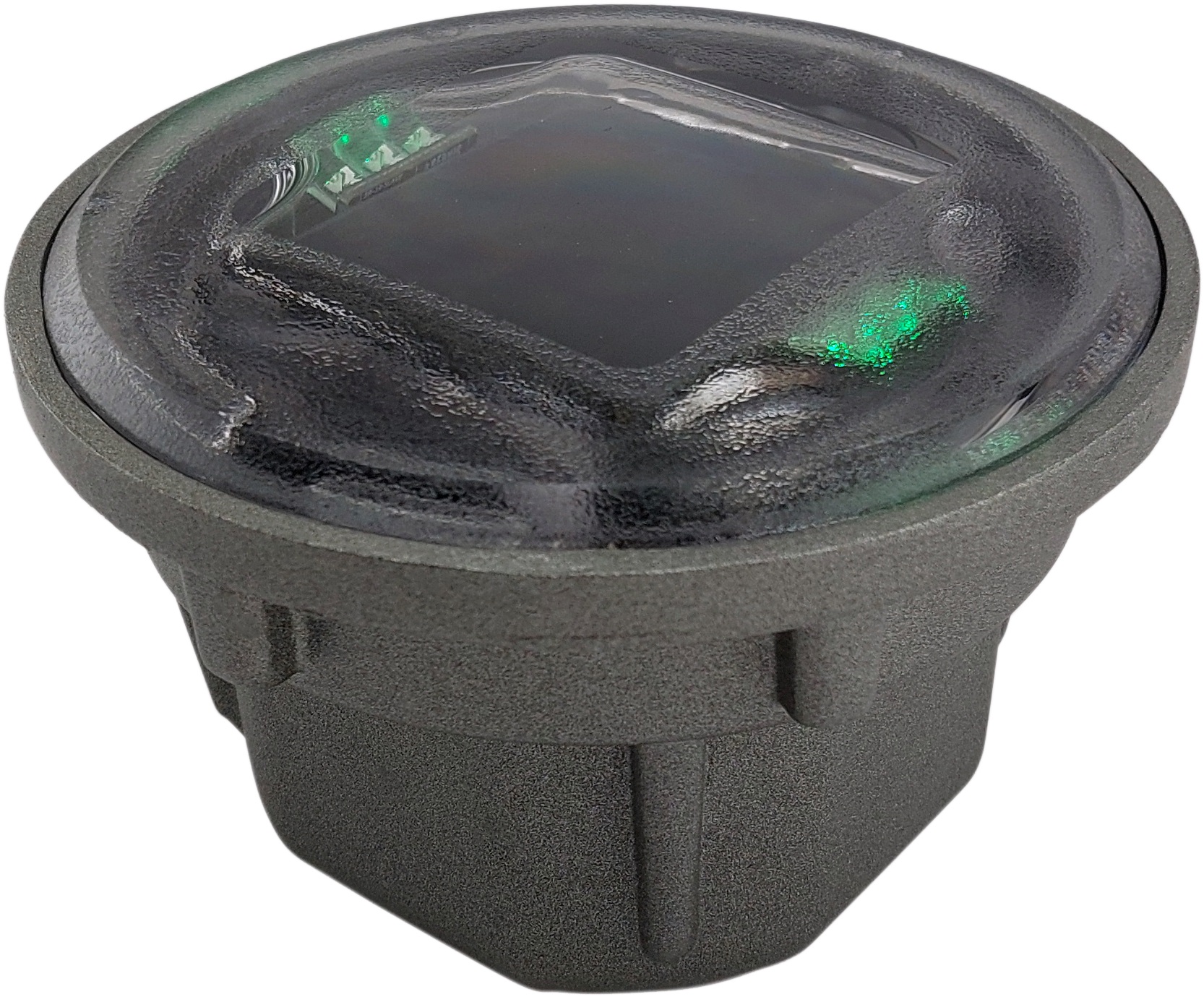 SR-i19 solar stud: visible up to 1km away SR-i19 solar stud Sernis road crossing safety solar power